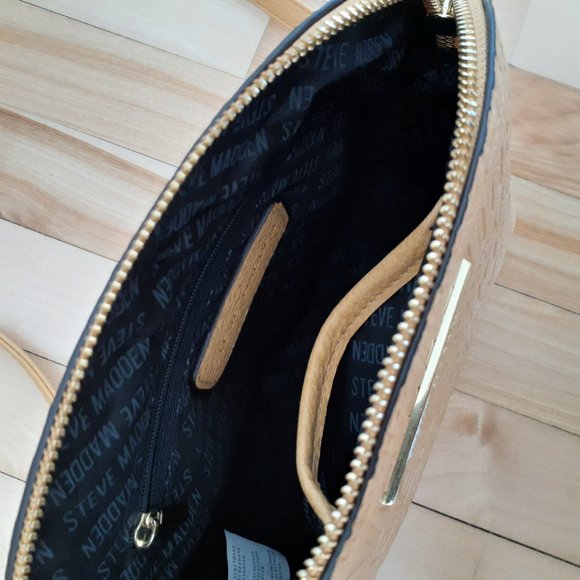 Steve Madden Mustard Dome Stamped Purse, Crossbody - Picture 6 of 9